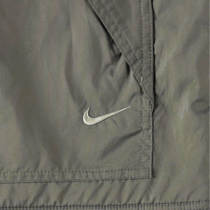 90s-00'S Nike padded puffer jacket, men's size L Nylon gray type Vintage Second Hand