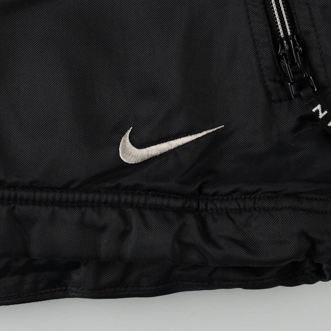 90s-00'S Nike padded jacket/puffer jacket, men's size S (approx.) Nylon black type Vintage Second Hand