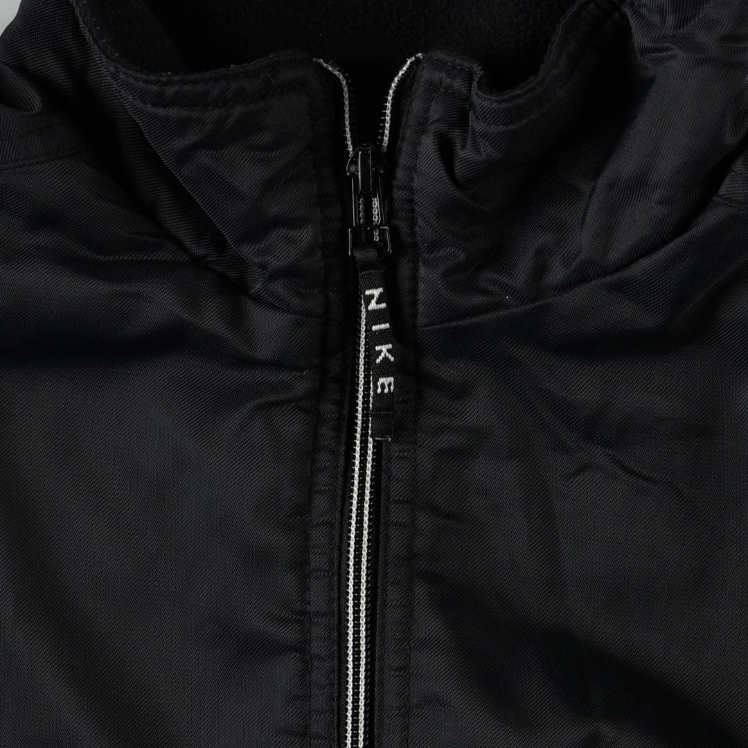90s-00'S Nike padded jacket/puffer jacket, men's size S (approx.) Nylon black type Vintage Second Hand