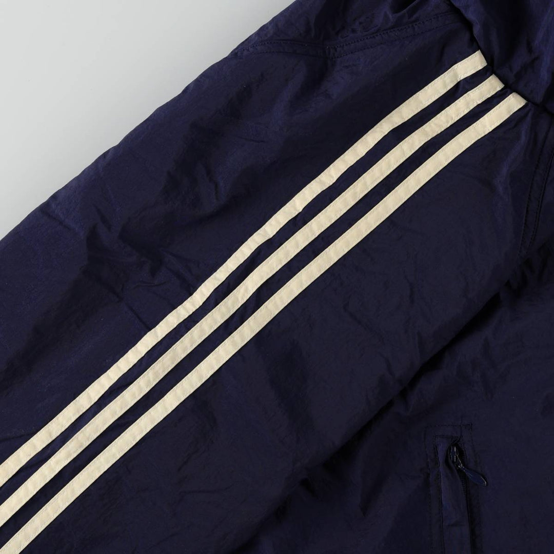 90s-00'S Adidas reversible padded hoodie puffer jacket, men's size L (approx.) Nylon gray type Vintage Second Hand