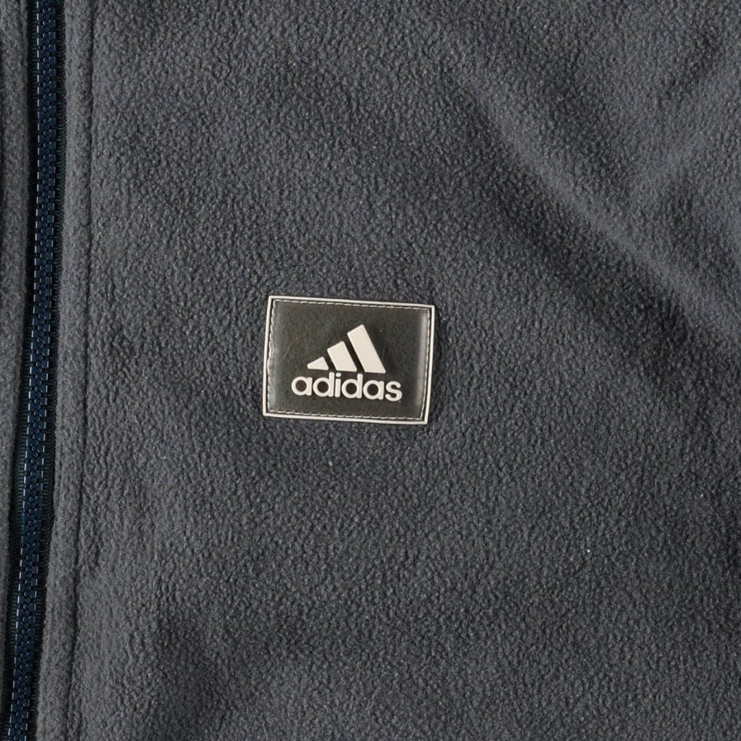 90s-00'S Adidas reversible padded jacket/puffer jacket, men's size M (approx.) Nylon navy blue type Vintage Second Hand