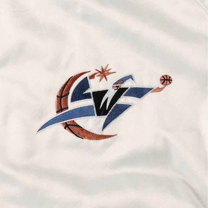 2000'S Nike TEAM NBA Washington Wizards Padded Varsity Jacket Award Jacket Men's Size L (approx.) polyester white type Vintage Second Hand
