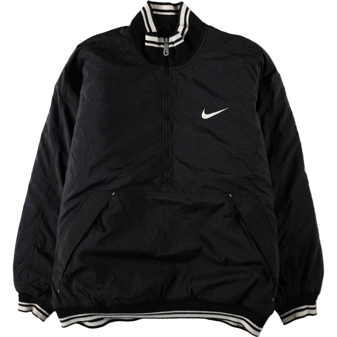90'S Nike Anorak Jacket, Men's XL, Vintage Nylon black type Vintage Second Hand
