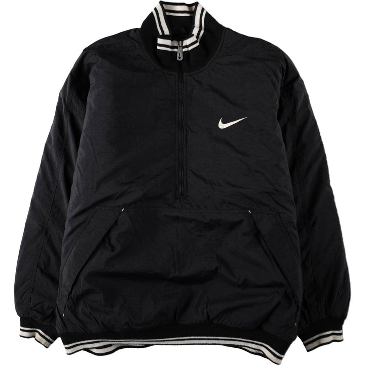 90'S Nike Anorak Jacket, Men's XL, Vintage Nylon black type Vintage Second Hand