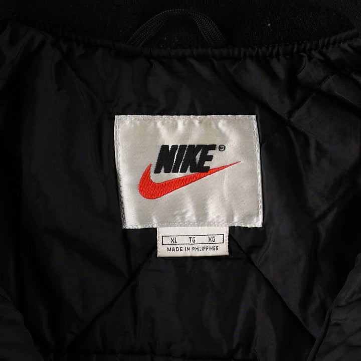 90'S Nike Anorak Jacket, Men's XL, Vintage Nylon black type Vintage Second Hand