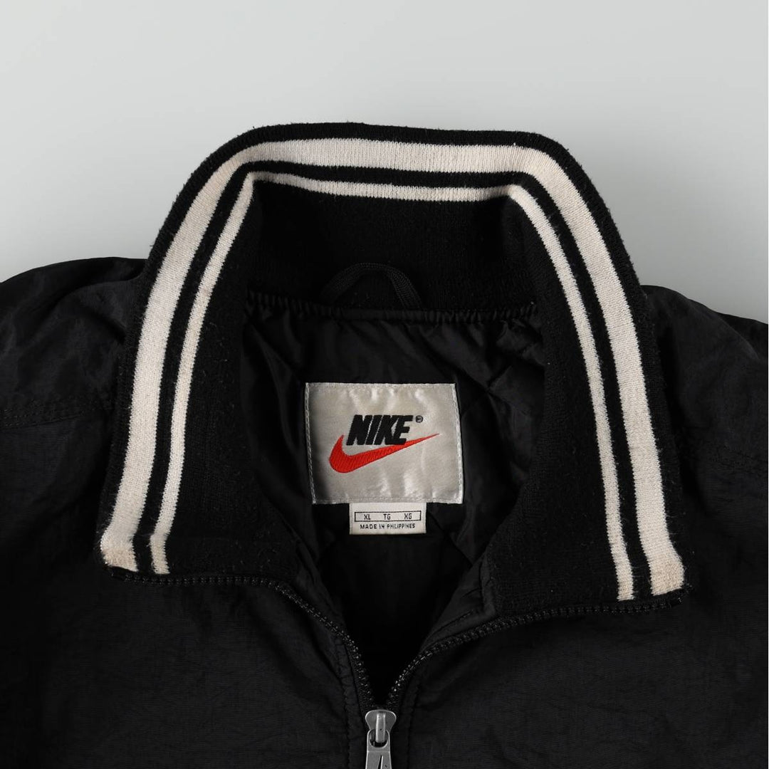 90'S Nike Anorak Jacket, Men's XL, Vintage Nylon black type Vintage Second Hand