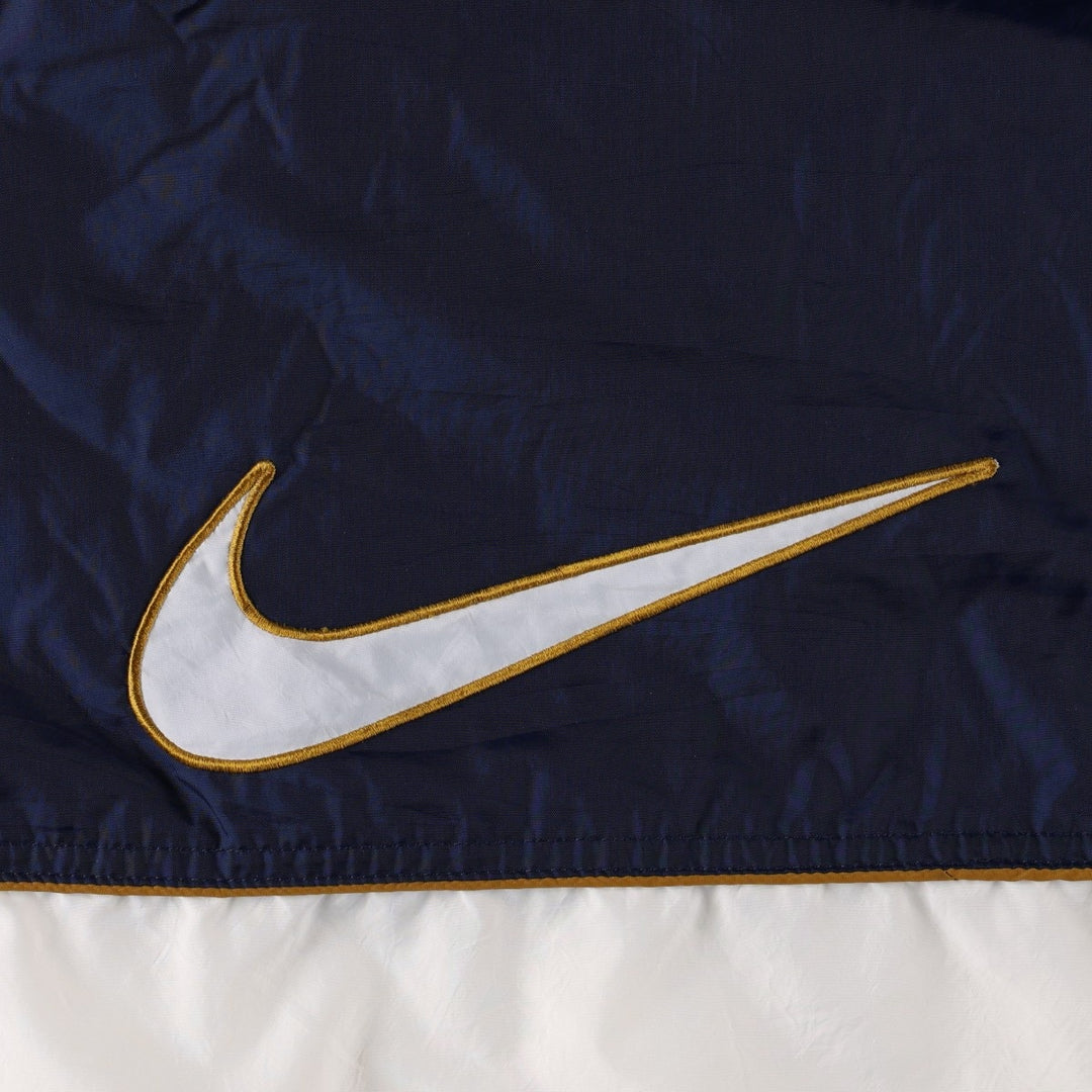 90'S Nike Anorak Parka, Men's Medium, Vintage Nylon white type Vintage Second Hand