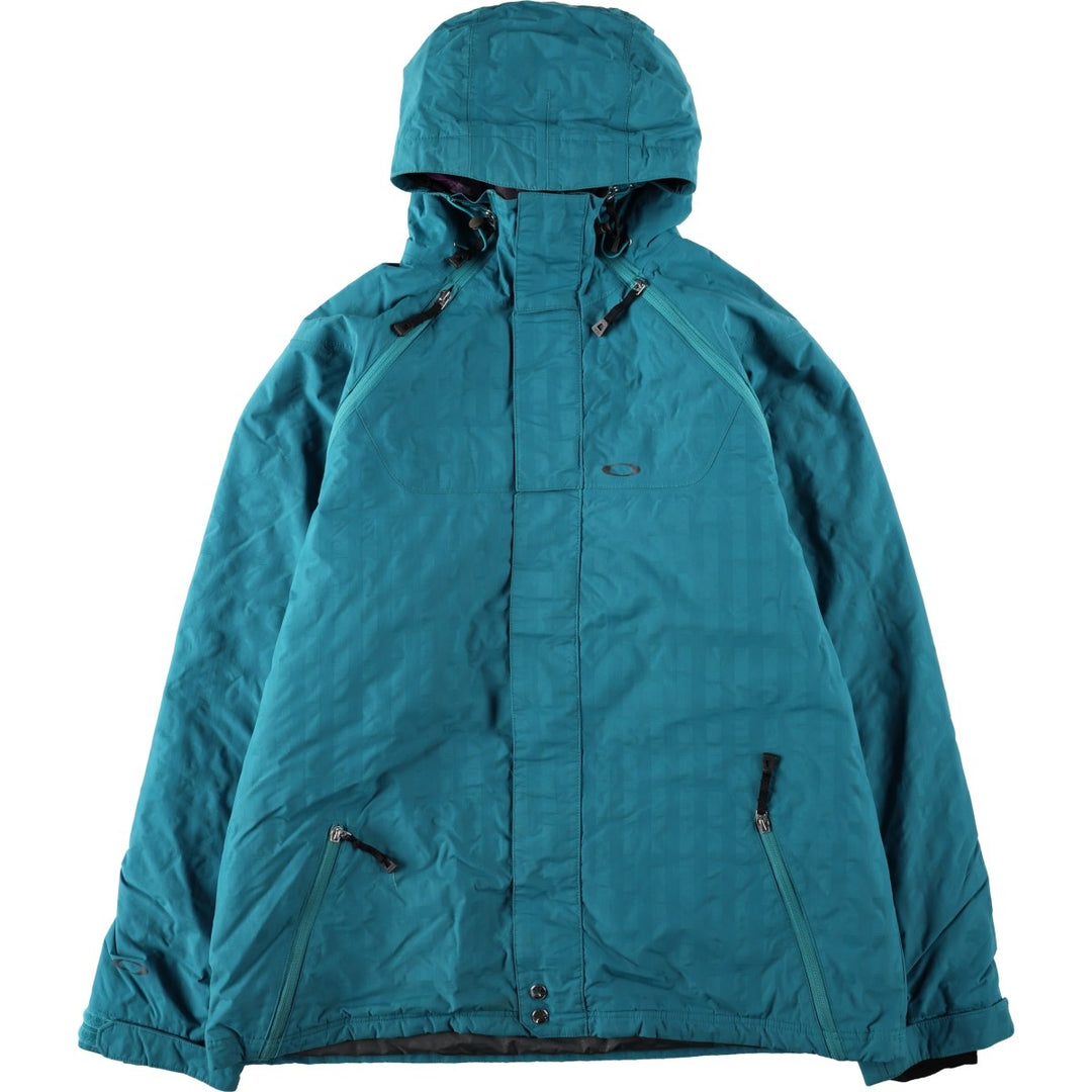 Oakley LOOSE FIT Insulated Puffer Jacket (Men's XL equivalent) Nylon turquoise blue Vintage Second Hand