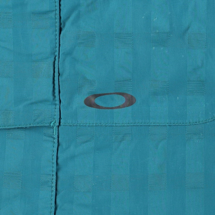 Oakley LOOSE FIT Insulated Puffer Jacket (Men's XL equivalent) Nylon turquoise blue Vintage Second Hand