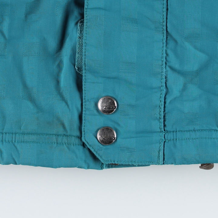 Oakley LOOSE FIT Insulated Puffer Jacket (Men's XL equivalent) Nylon turquoise blue Vintage Second Hand