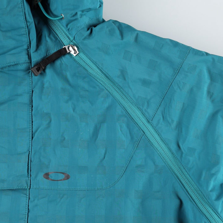 Oakley LOOSE FIT Insulated Puffer Jacket (Men's XL equivalent) Nylon turquoise blue Vintage Second Hand