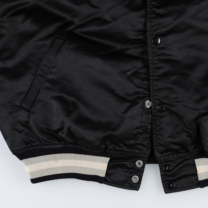 90'S Starter Los Angeles Kings Padded Nylon Stadium Jacket Award Jacket Men's XL equivalent Nylon black type Vintage Second Hand