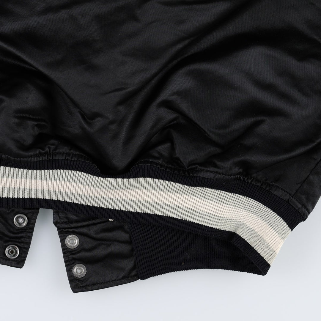 90'S Starter Los Angeles Kings Padded Nylon Stadium Jacket Award Jacket Men's XL equivalent Nylon black type Vintage Second Hand