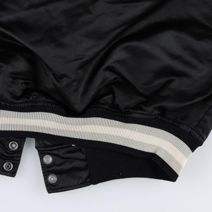 90'S Starter Los Angeles Kings Padded Nylon Stadium Jacket Award Jacket Men's XL equivalent Nylon black type Vintage Second Hand