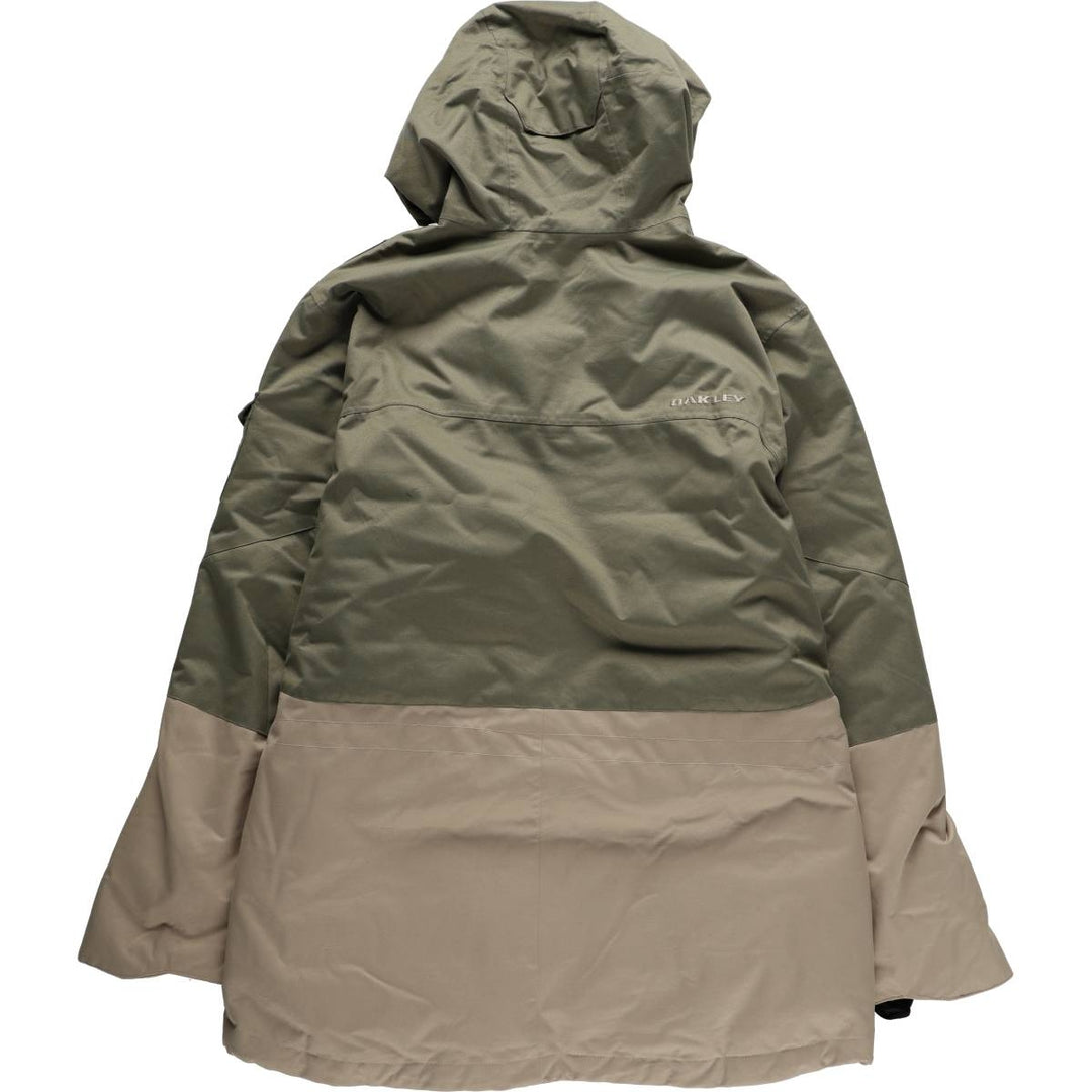 Oakley Two-Tone Down Parka, Men's XXL (approx.) Nylon Beige type Vintage Second Hand