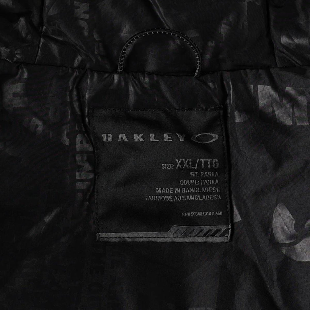 Oakley Two-Tone Down Parka, Men's XXL (approx.) Nylon Beige type Vintage Second Hand