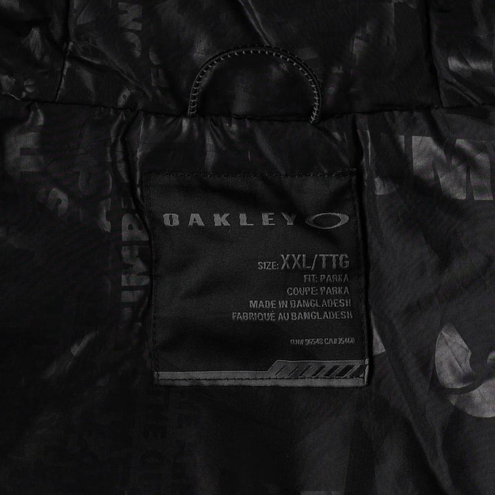 Oakley Two-Tone Down Parka, Men's XXL (approx.) Nylon Beige type Vintage Second Hand