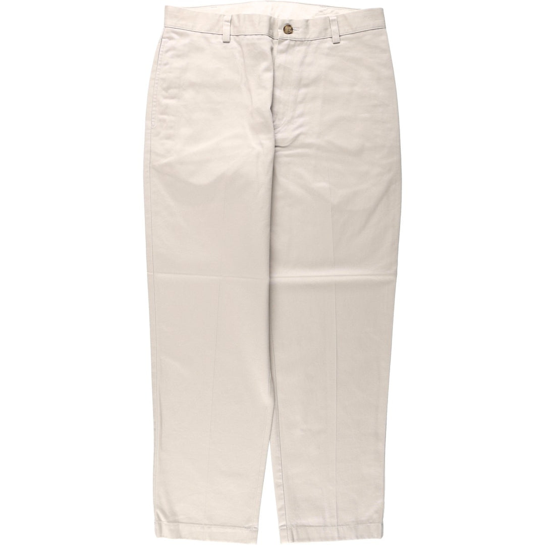 90s~S LLBean CLASSIC FIT Chino Pants Men's W34 equivalent cotton ivory Vintage Second Hand