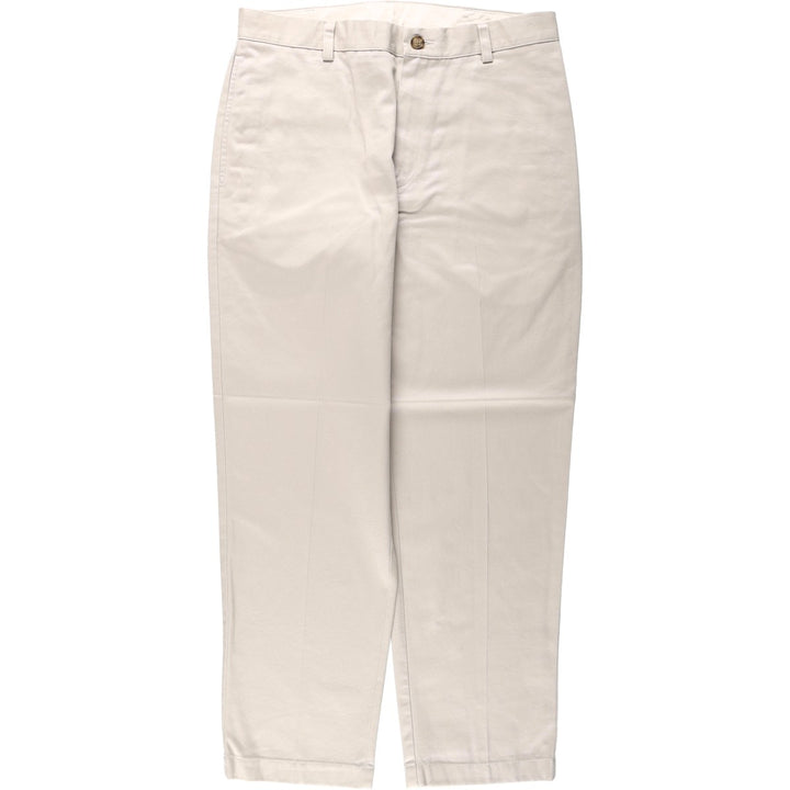 90s~S LLBean CLASSIC FIT Chino Pants Men's W34 equivalent cotton ivory Vintage Second Hand