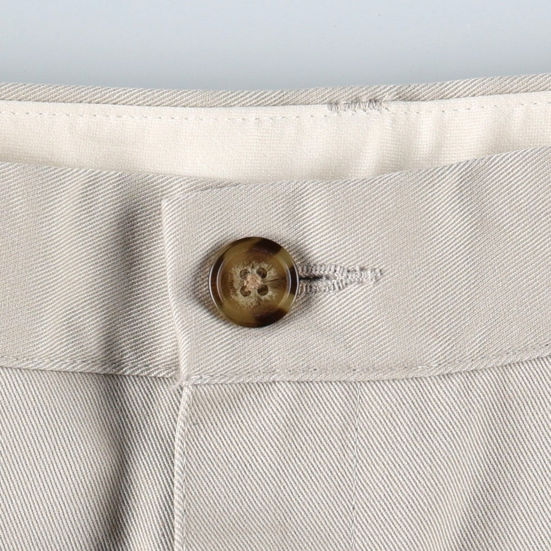 90s~S LLBean CLASSIC FIT Chino Pants Men's W34 equivalent cotton ivory Vintage Second Hand