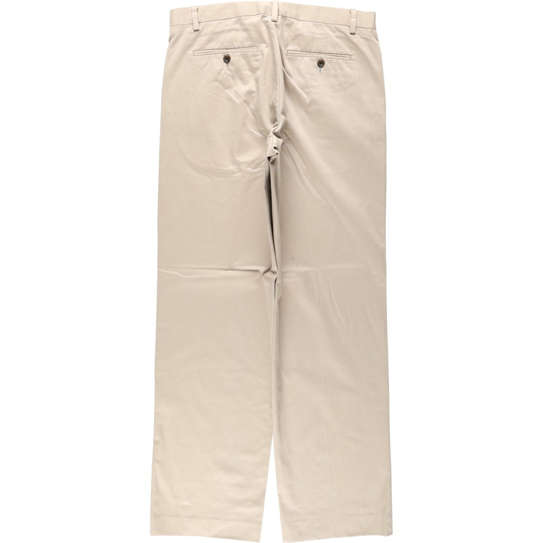 Eddie Bauer Relaxed Fit Chino Pants for Men, W35 cotton Beige type Vintage Second Hand