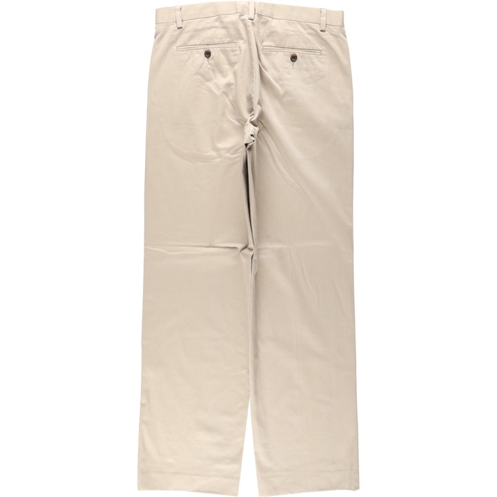 Eddie Bauer Relaxed Fit Chino Pants for Men, W35 cotton Beige type Vintage Second Hand