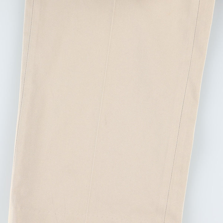 Eddie Bauer Relaxed Fit Chino Pants for Men, W35 cotton Beige type Vintage Second Hand