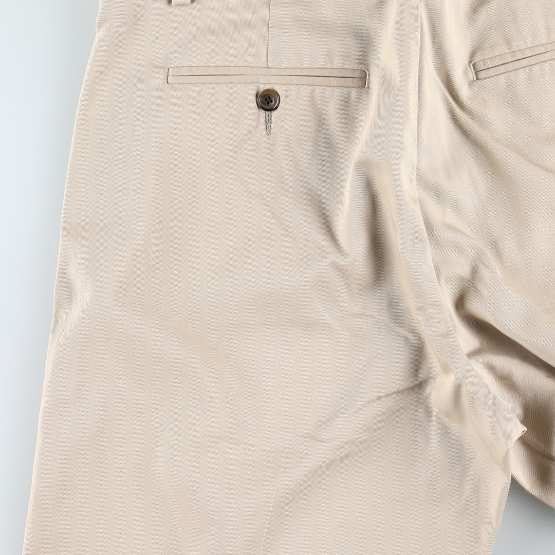 Eddie Bauer Relaxed Fit Chino Pants for Men, W35 cotton Beige type Vintage Second Hand