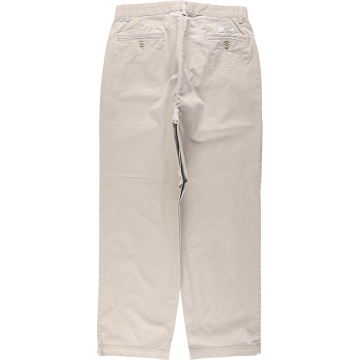 Ralph Lauren POLO by Ralph Lauren ANDREW PANT Two-pleat Chino Pants Men's W32 equivalent cotton Beige type Vintage Second Hand