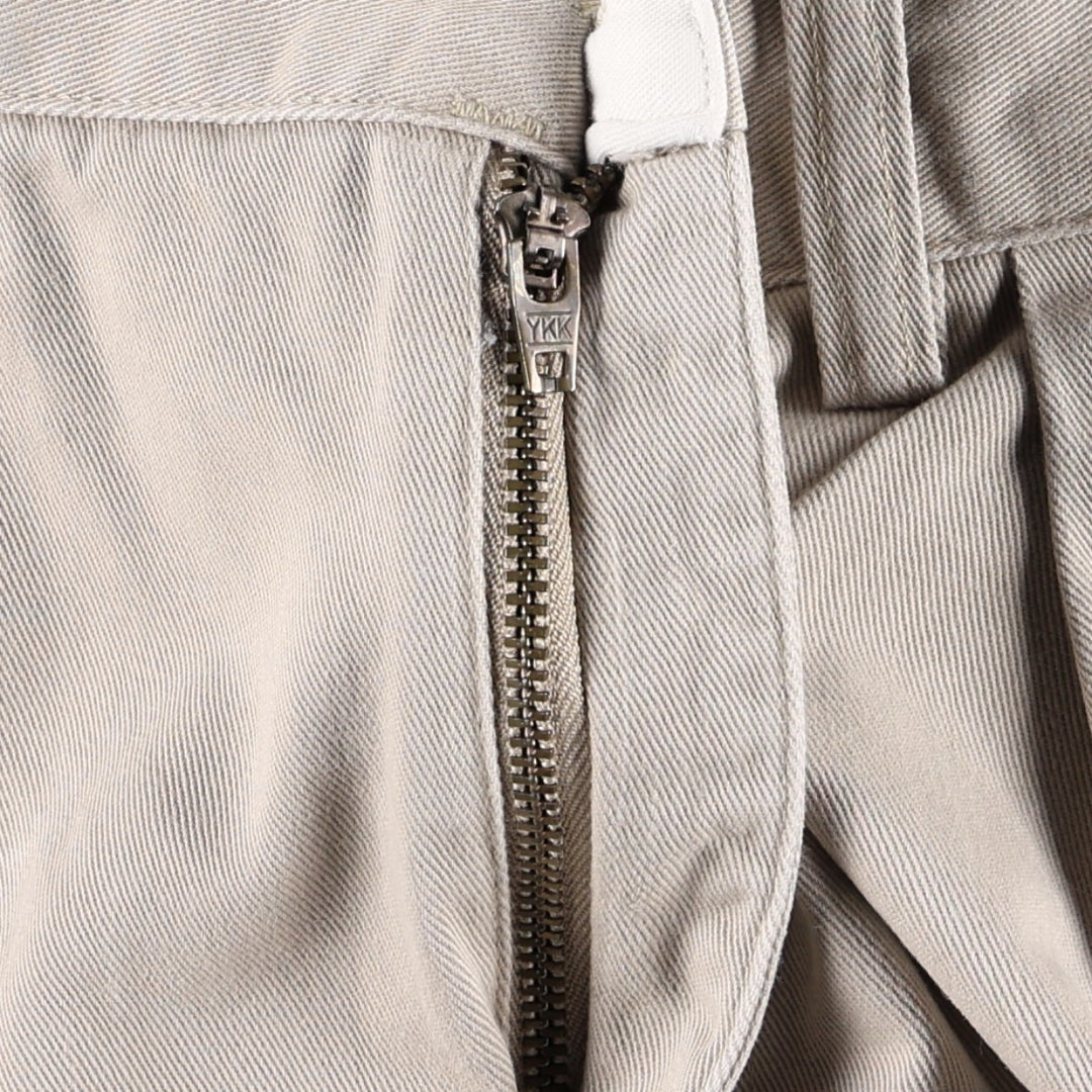 Ralph Lauren POLO by Ralph Lauren ANDREW PANT Two-pleat Chino Pants Men's W32 equivalent cotton Beige type Vintage Second Hand
