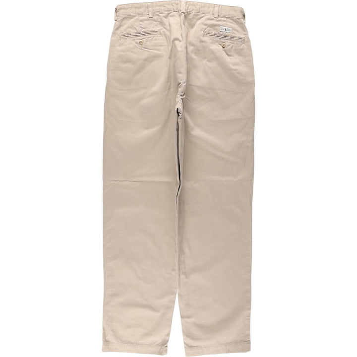 Ralph Lauren Polo Ralph Lauren Andrew Pant Two-pleat Chino Pants Men's Size W34 cotton Beige type Vintage Second Hand