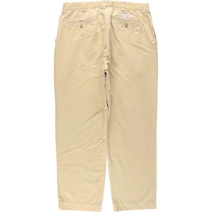 Ralph Lauren POLO by Ralph Lauren PROSPECT PANT Chino pants for men, equivalent to w35 cotton Beige type Vintage Second Hand