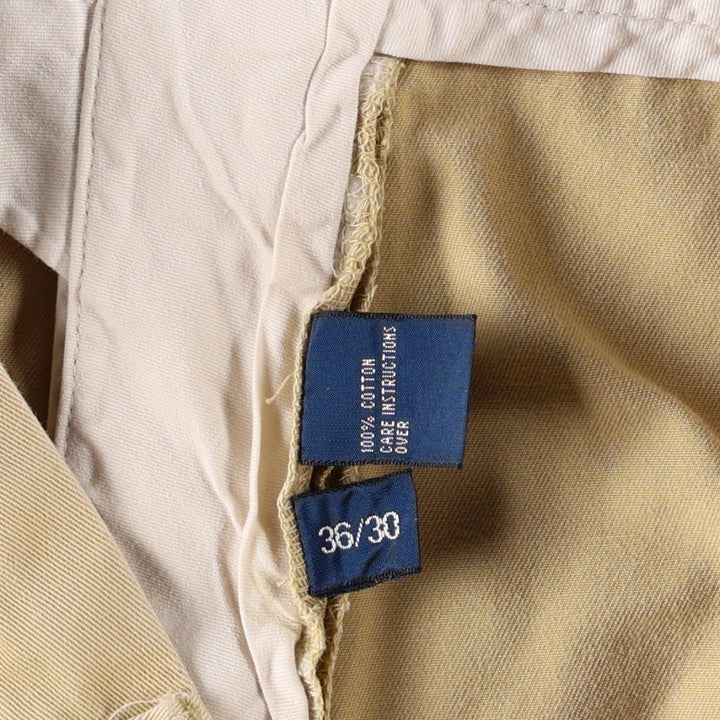 Ralph Lauren POLO by Ralph Lauren PROSPECT PANT Chino pants for men, equivalent to w35 cotton Beige type Vintage Second Hand