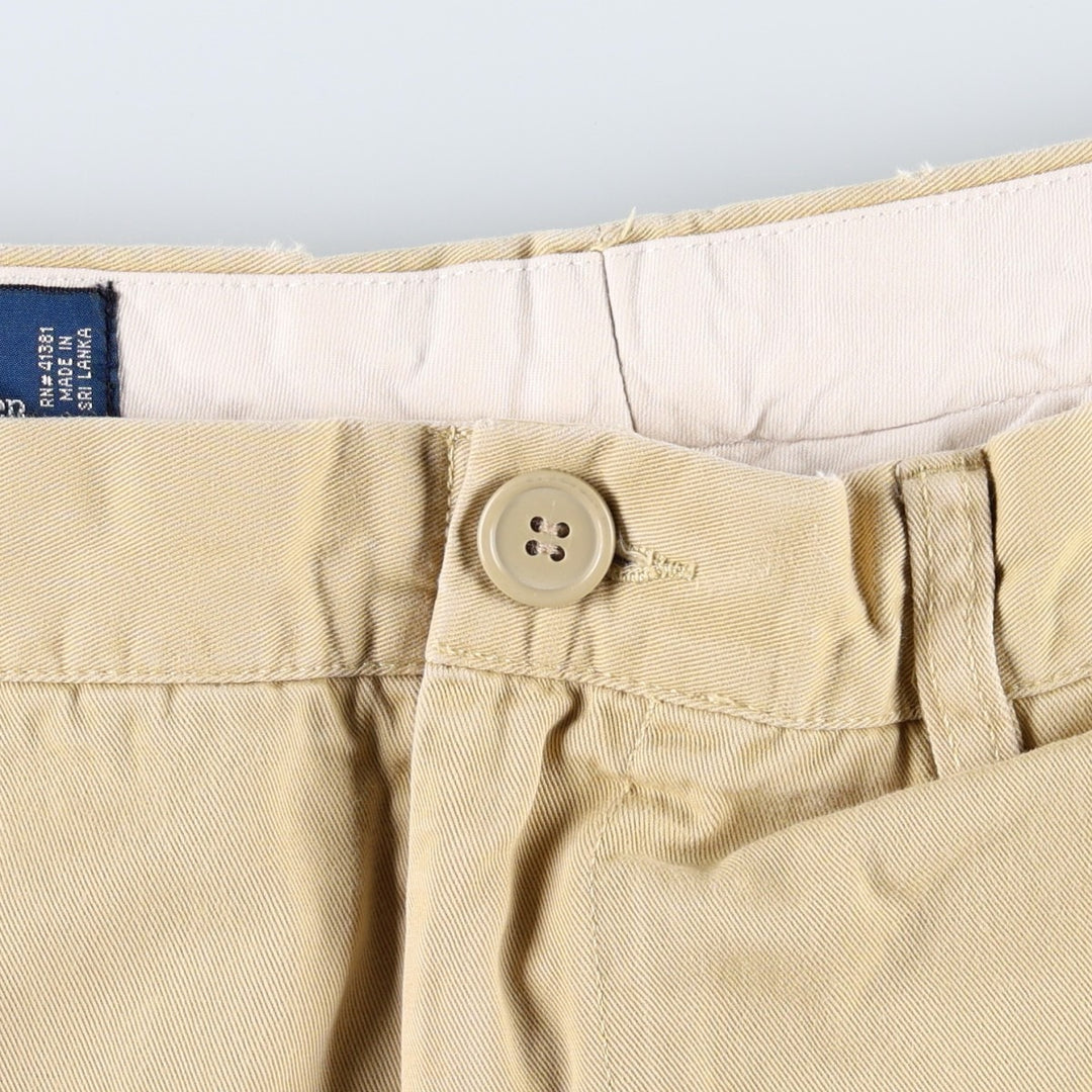 Ralph Lauren POLO by Ralph Lauren PROSPECT PANT Chino pants for men, equivalent to w35 cotton Beige type Vintage Second Hand
