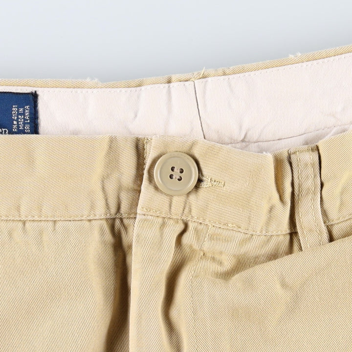 Ralph Lauren POLO by Ralph Lauren PROSPECT PANT Chino pants for men, equivalent to w35 cotton Beige type Vintage Second Hand
