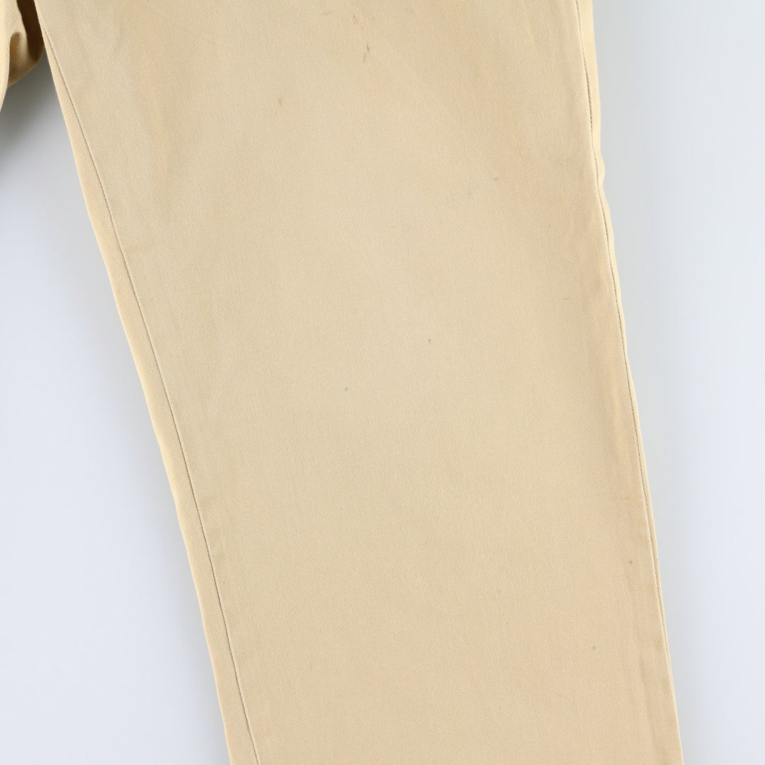Ralph Lauren POLO by Ralph Lauren PROSPECT PANT Chino pants for men, equivalent to w35 cotton Beige type Vintage Second Hand