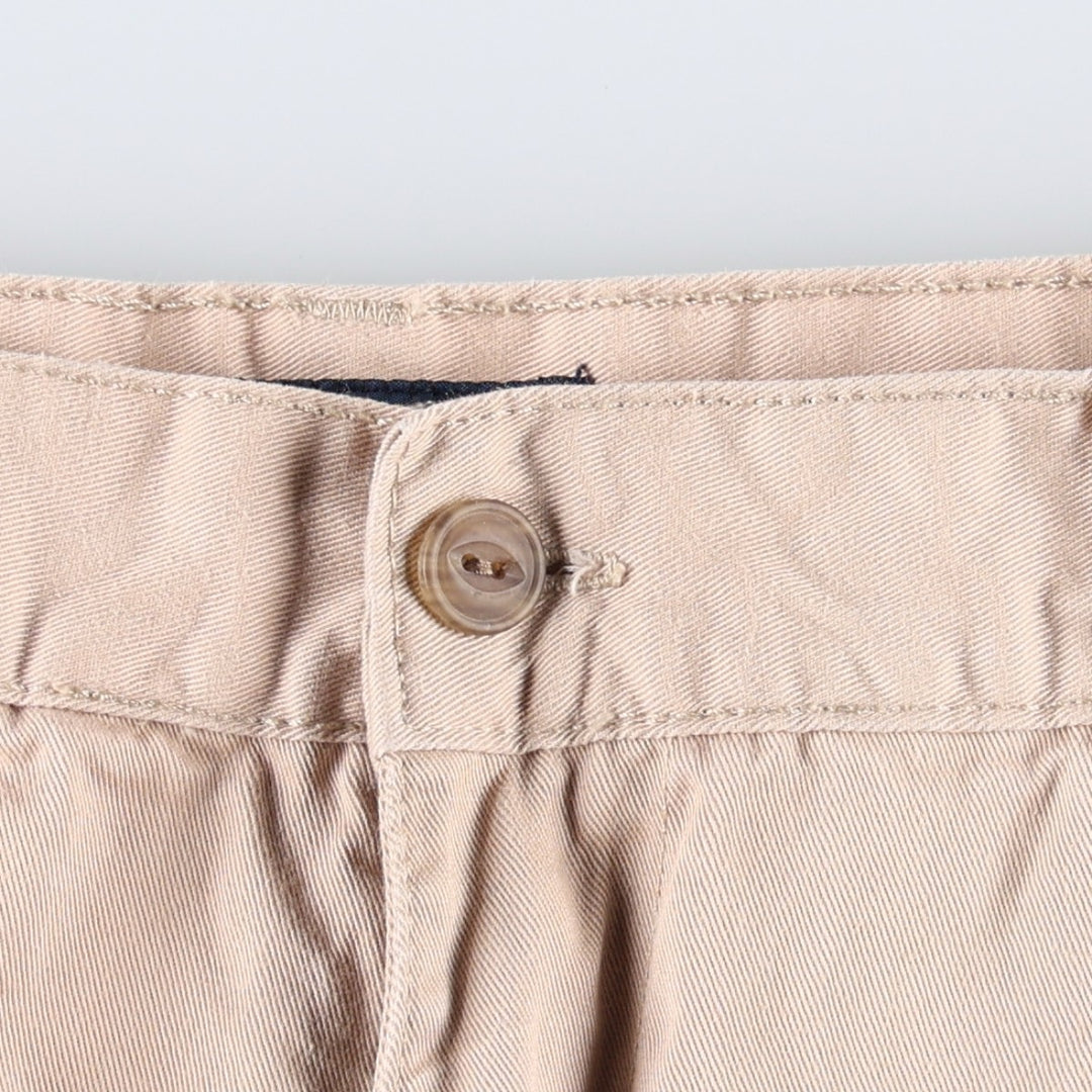 1980'S Ralph Lauren CHAPS Chino Pants, Waist: 36, Inseam: 34 (Men's W34 equivalent), Vintage. cotton Beige type Vintage Second Hand