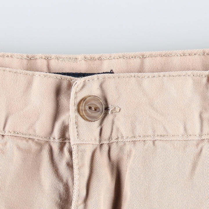 1980'S Ralph Lauren CHAPS Chino Pants, Waist: 36, Inseam: 34 (Men's W34 equivalent), Vintage. cotton Beige type Vintage Second Hand