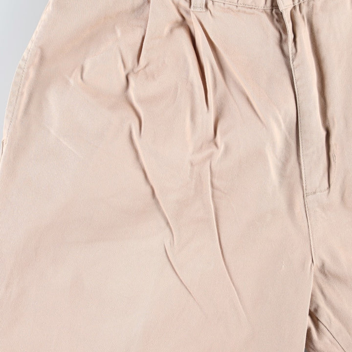 1980'S Ralph Lauren CHAPS Chino Pants, Waist: 36, Inseam: 34 (Men's W34 equivalent), Vintage. cotton Beige type Vintage Second Hand