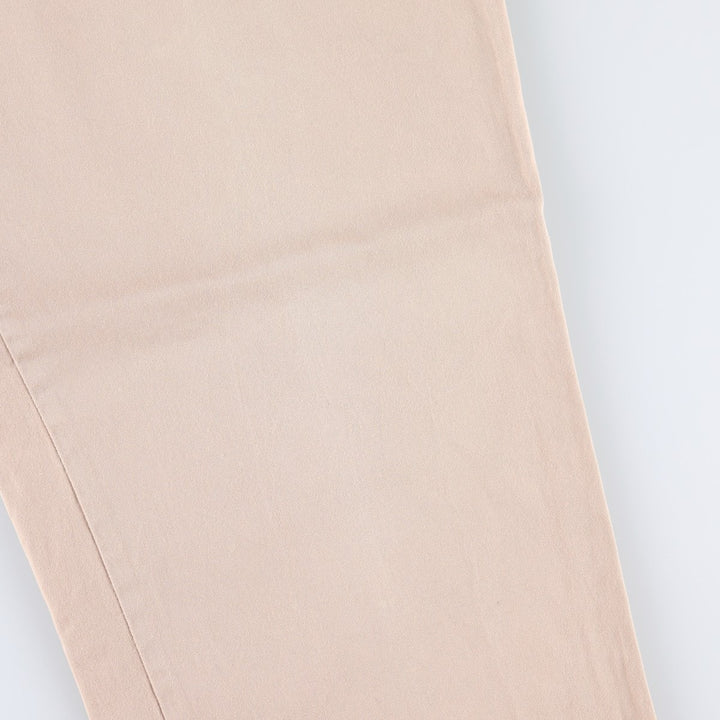 1980'S Ralph Lauren CHAPS Chino Pants, Waist: 36, Inseam: 34 (Men's W34 equivalent), Vintage. cotton Beige type Vintage Second Hand