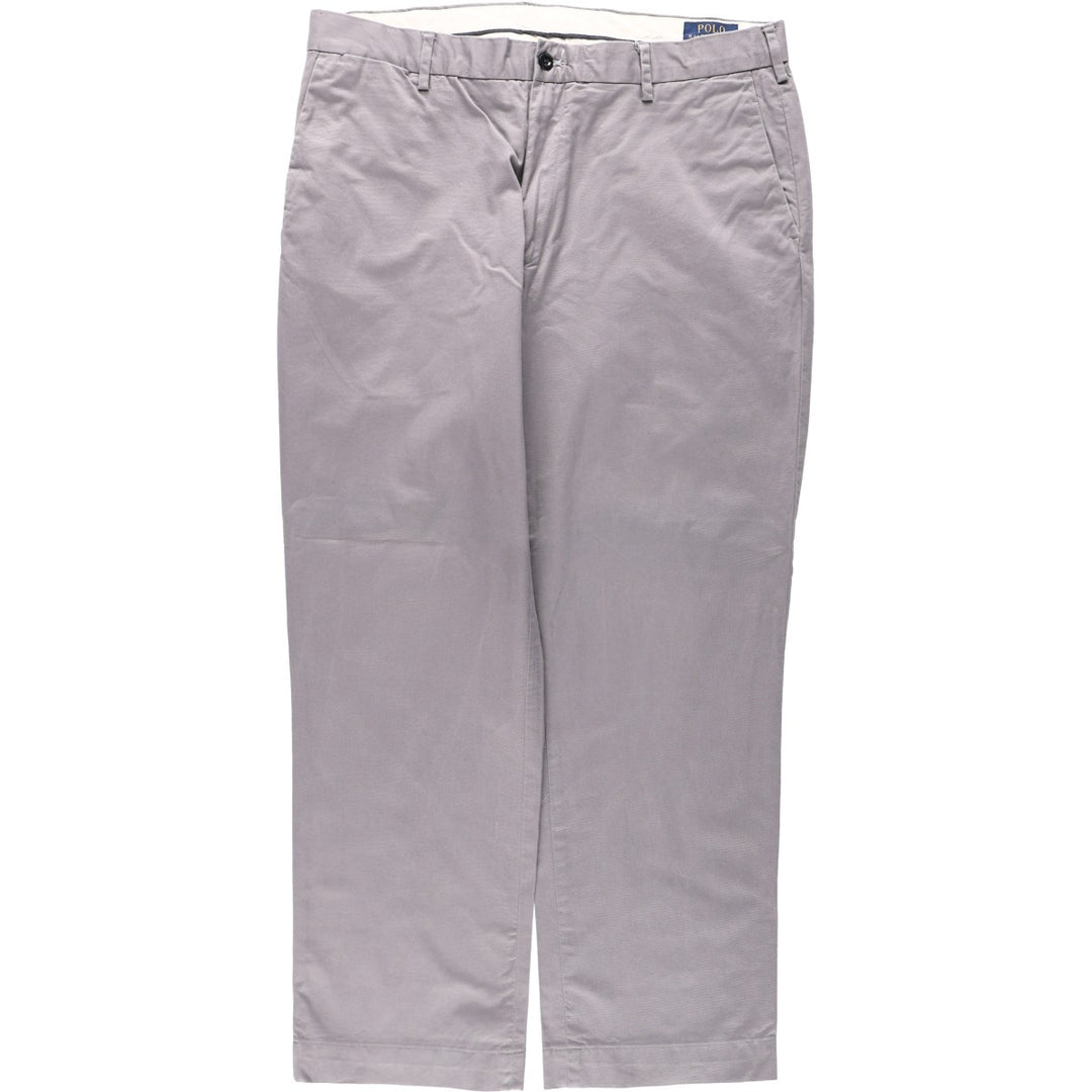 Ralph Lauren POLO RALPH LAUREN Stretch Classic Fit Chino Pants, Men's Size W36 (approx.) cotton gray type Vintage Second Hand