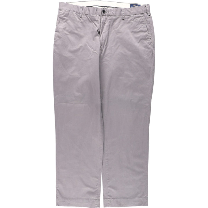 Ralph Lauren POLO RALPH LAUREN Stretch Classic Fit Chino Pants, Men's Size W36 (approx.) cotton gray type Vintage Second Hand