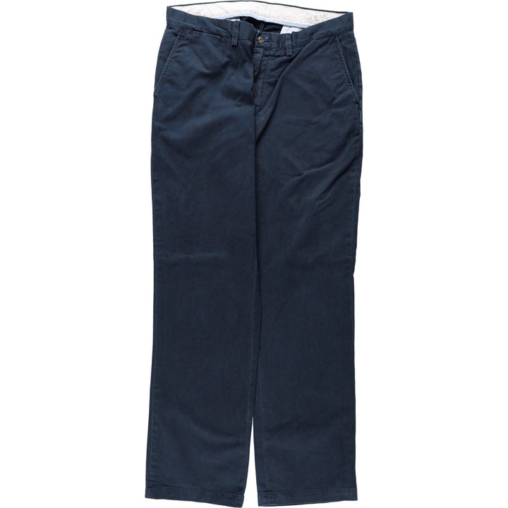 Ralph Lauren POLO RALPH LAUREN Relaxed Fit Chino Pants, Men's Size W35 (approx.) cotton navy blue type Vintage Second Hand