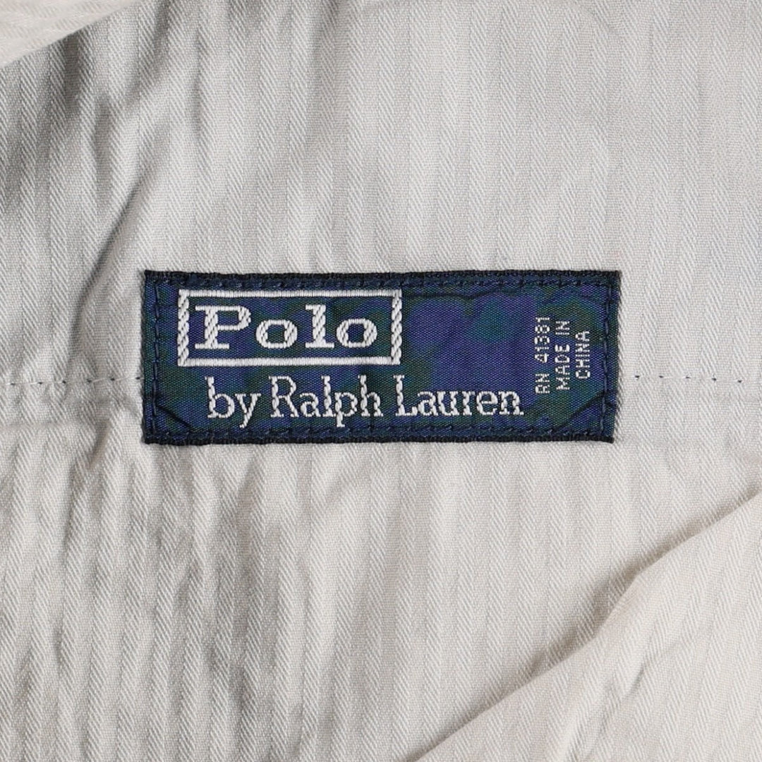 Ralph Lauren POLO by Ralph Lauren Chino Pants Men's W37 cotton navy blue type Vintage Second Hand