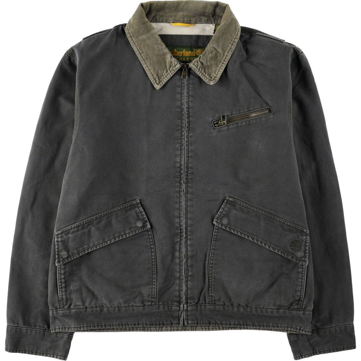 2000'S Timberland Weathergear Duck Work Jacket, Men's Size L (approx.) cotton gray type Vintage Second Hand