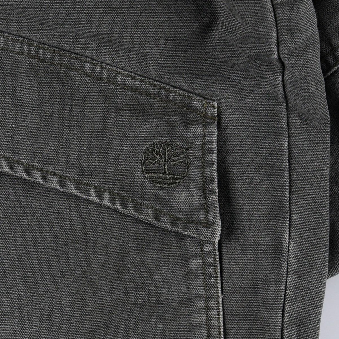 2000'S Timberland Weathergear Duck Work Jacket, Men's Size L (approx.) cotton gray type Vintage Second Hand