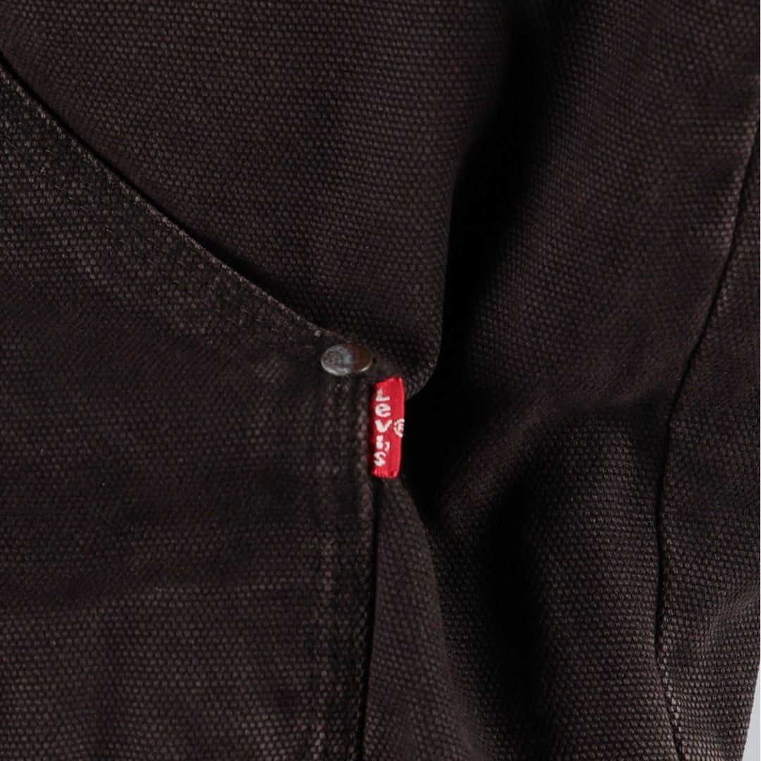 Levi's Duck Full-Zip Hoodie, Men's Size L (approx.) cotton brown type Vintage Second Hand