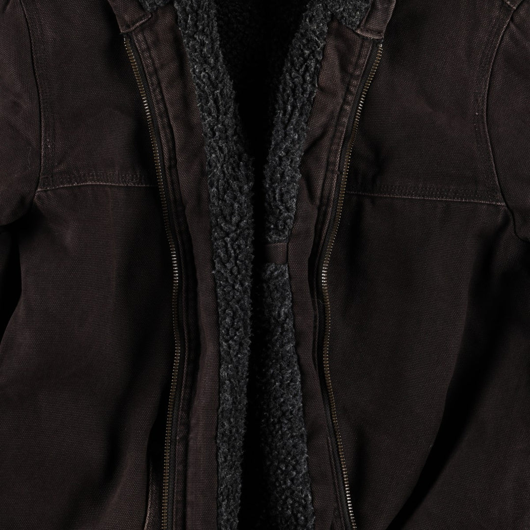 Levi's Duck Full-Zip Hoodie, Men's Size L (approx.) cotton brown type Vintage Second Hand