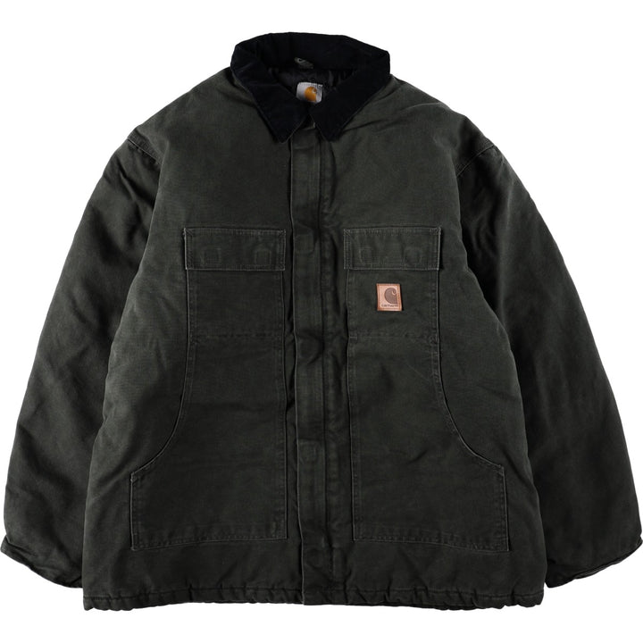 Carhartt Traditional Padded Duck Work Jacket, Men's XXL cotton green type Vintage Second Hand
