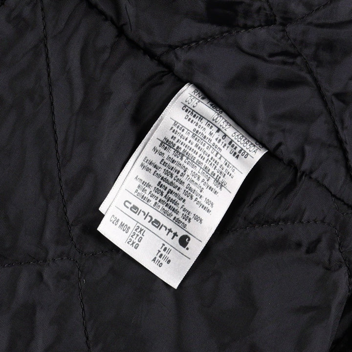 Carhartt Traditional Padded Duck Work Jacket, Men's XXL cotton green type Vintage Second Hand